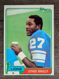 1981 Topps #203 Luther Bradley