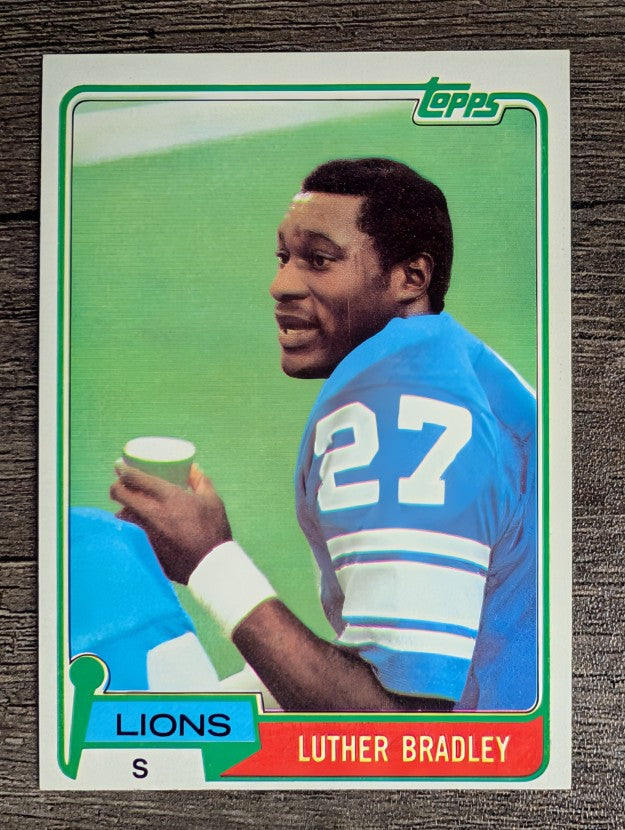 1981 Topps #203 Luther Bradley