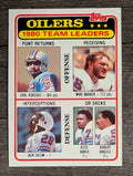 1981 Topps #207 Carl Roaches/Mike Barber/Jack Tatum/Jesse Baker/Robert Brazile