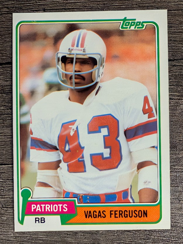 1981 Topps #208 Vagas Ferguson RC