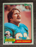 1981 Topps #209 Mark Dennard