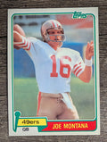 1981 Topps #216 Joe Montana RC