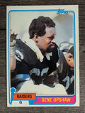 1981 Topps #219 Gene Upshaw