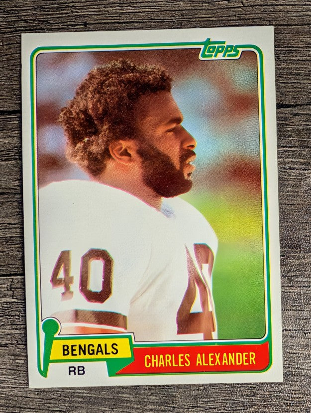 1981 Topps #222 Charles Alexander RC