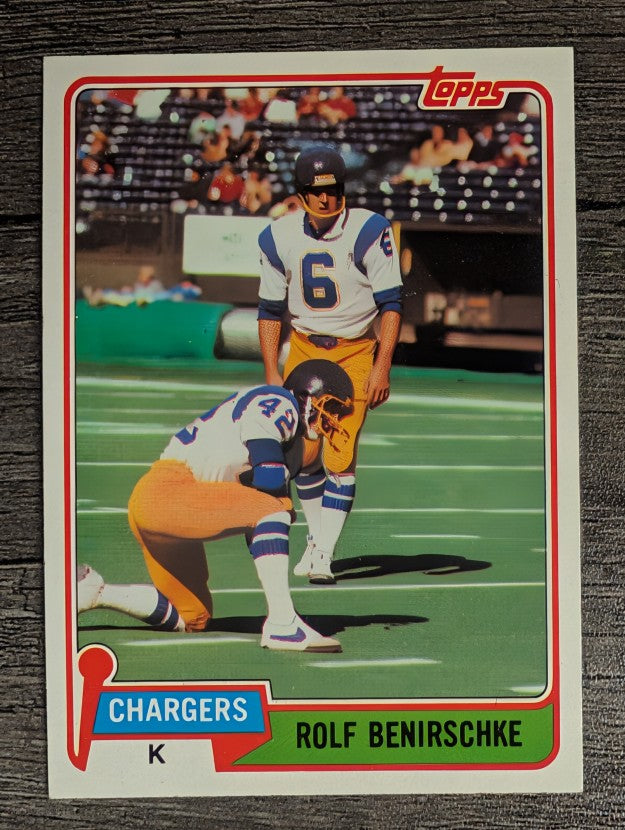 1981 Topps #242 Rolf Benirschke