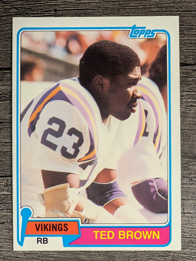 1981 Topps #247 Ted Brown