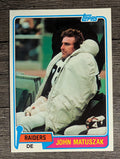 1981 Topps #255 John Matuszak