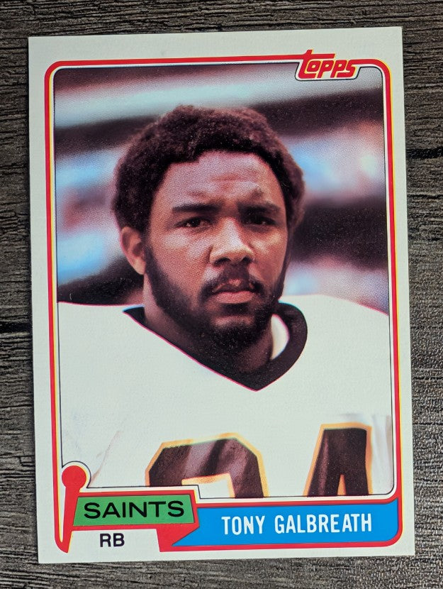 1981 Topps #275 Tony Galbreath