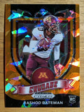 2021 Panini Prizm Draft Picks Prizms Orange Ice #166 Rashod Bateman C