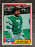1981 Topps #280 Ron Jaworski