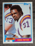 1981 Topps #304 Eddie Payton