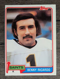 1981 Topps #306 Benny Ricardo