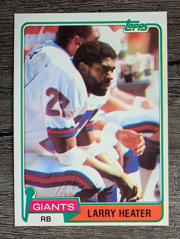 1981 Topps #309 Larry Heater