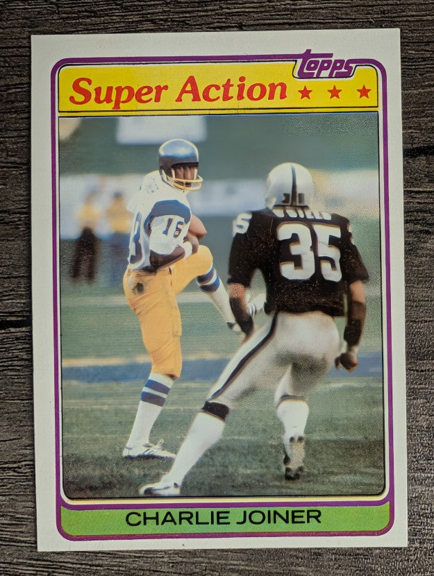 1981 Topps #312 Charlie Joiner SA