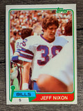 1981 Topps #313 Jeff Nixon
