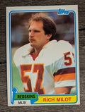 1981 Topps #321 Rich Milot