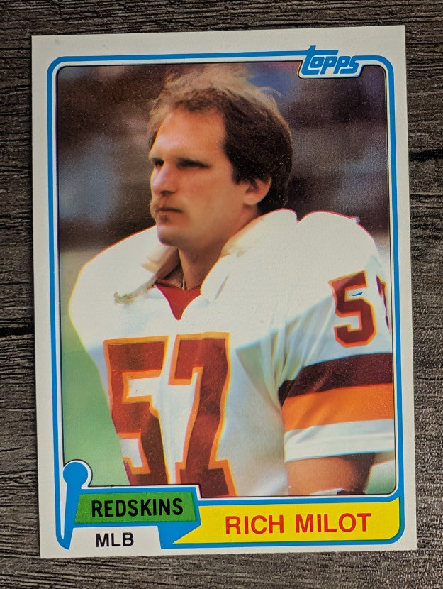 1981 Topps #321 Rich Milot