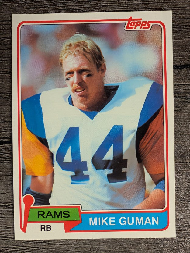 1981 Topps #322 Mike Guman RC