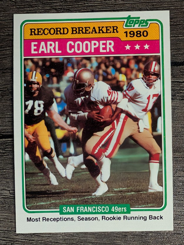 1981 Topps #331 Earl Cooper RB