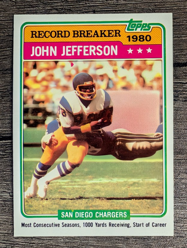 1981 Topps #332 John Jefferson RB