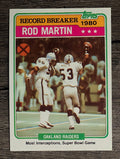 1981 Topps #334 Rod Martin RB