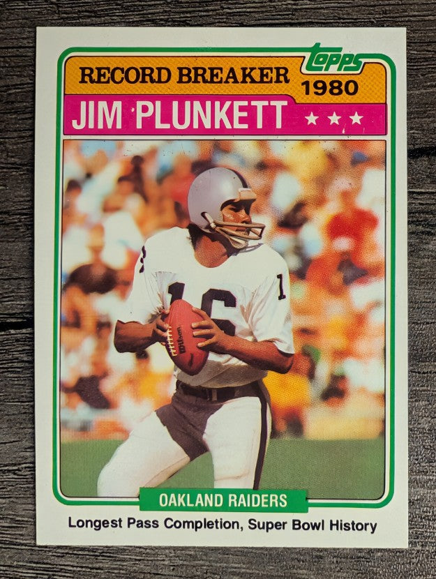 1981 Topps #335 Jim Plunkett RB