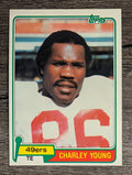 1981 Topps #344 Charle Young