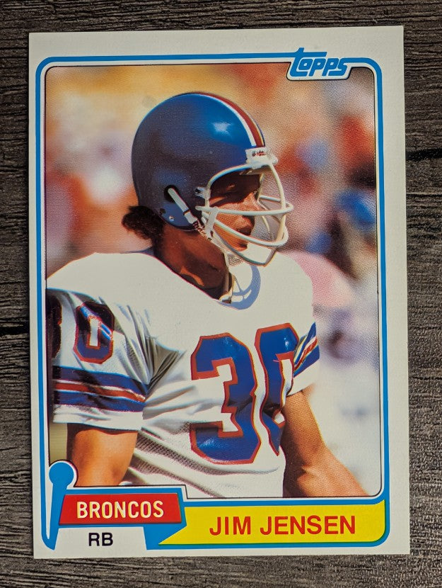 1981 Topps #348 Jim Jensen RC