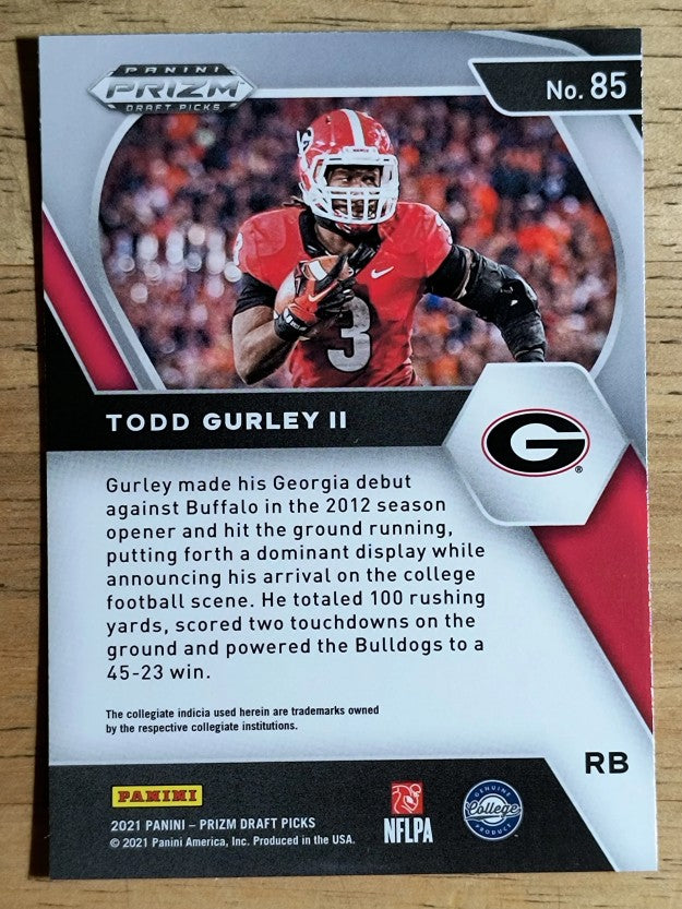 2021 Panini Prizm Draft Picks #85 Todd Gurley II