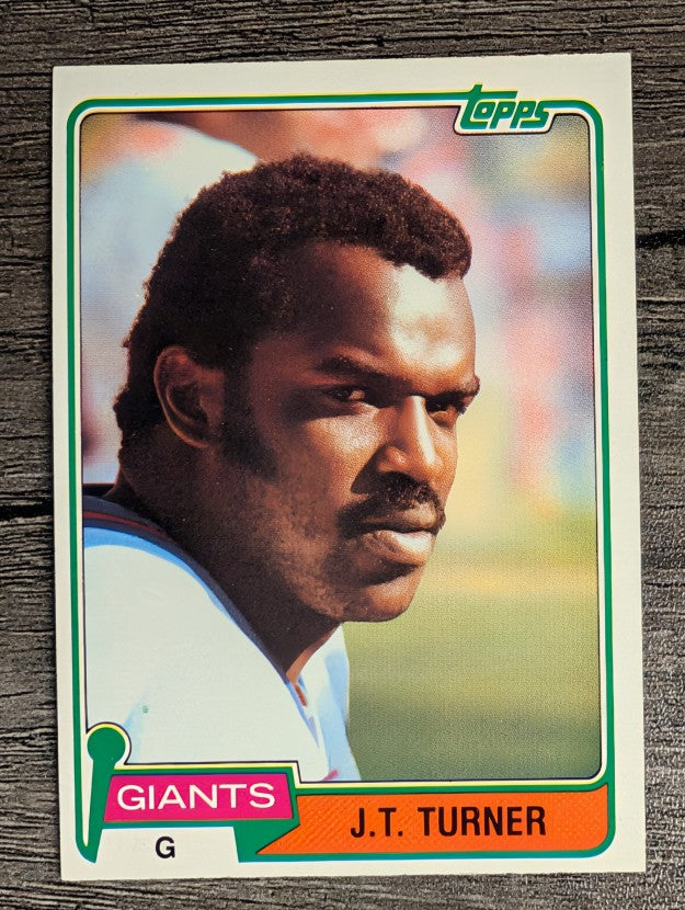 1981 Topps #356 J.T. Turner