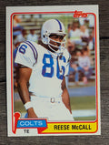 1981 Topps #368 Reese McCall