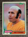 1981 Topps #373 Garo Yepremian