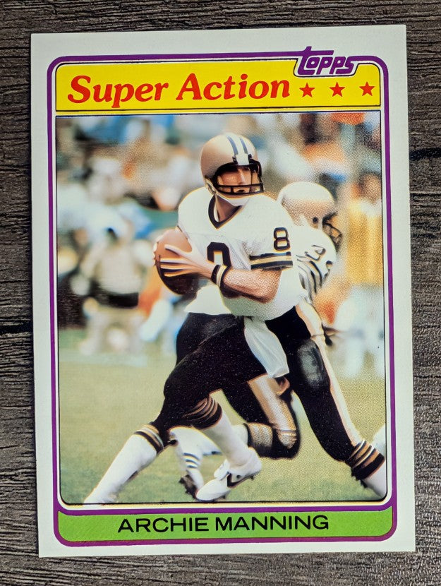 1981 Topps #379 Archie Manning SA
