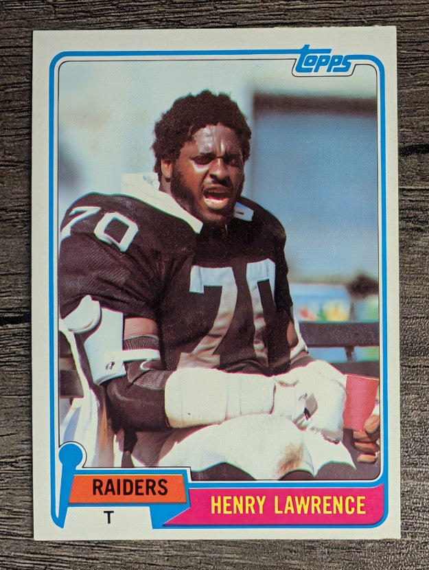 1981 Topps #382 Henry Lawrence RC