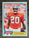 1981 Topps #385 Louis Wright