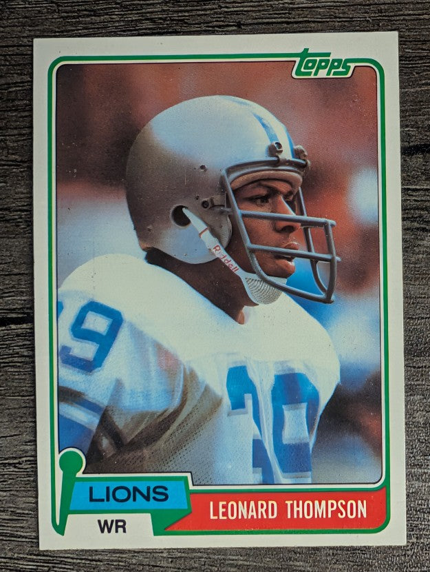 1981 Topps #386 Leonard Thompson