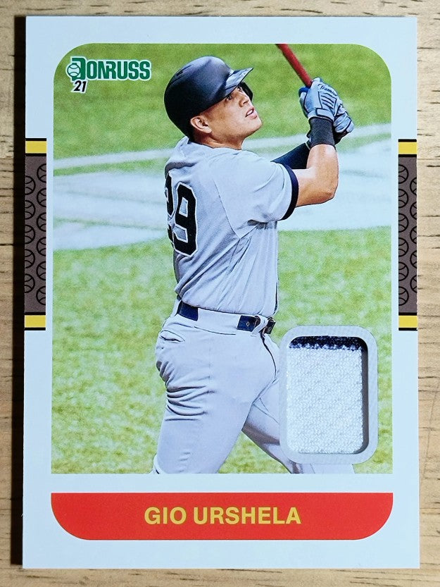 2021 Donruss Retro '87 Materials #87MGU Gio Urshela