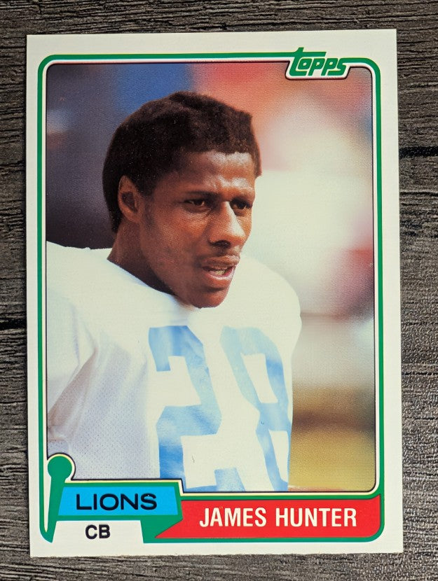 1981 Topps #409 James Hunter