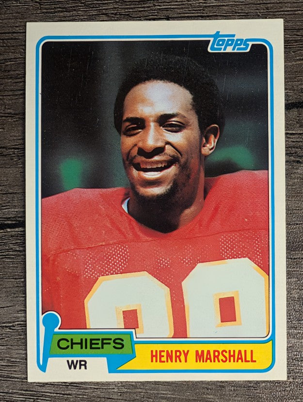 1981 Topps #412 Henry Marshall