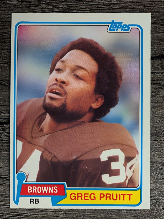 1981 Topps #415 Greg Pruitt