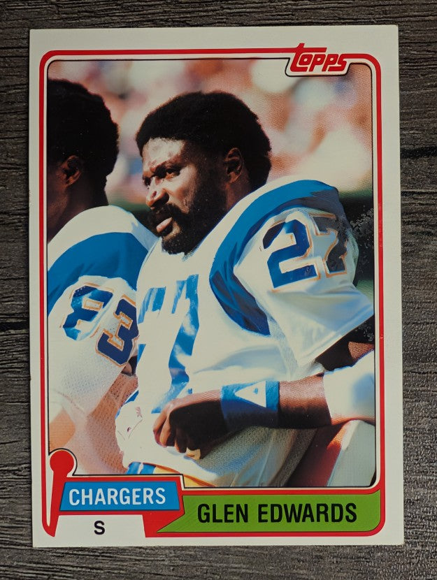 1981 Topps #418 Glen Edwards