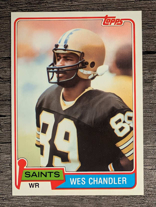 1981 Topps #428 Wes Chandler