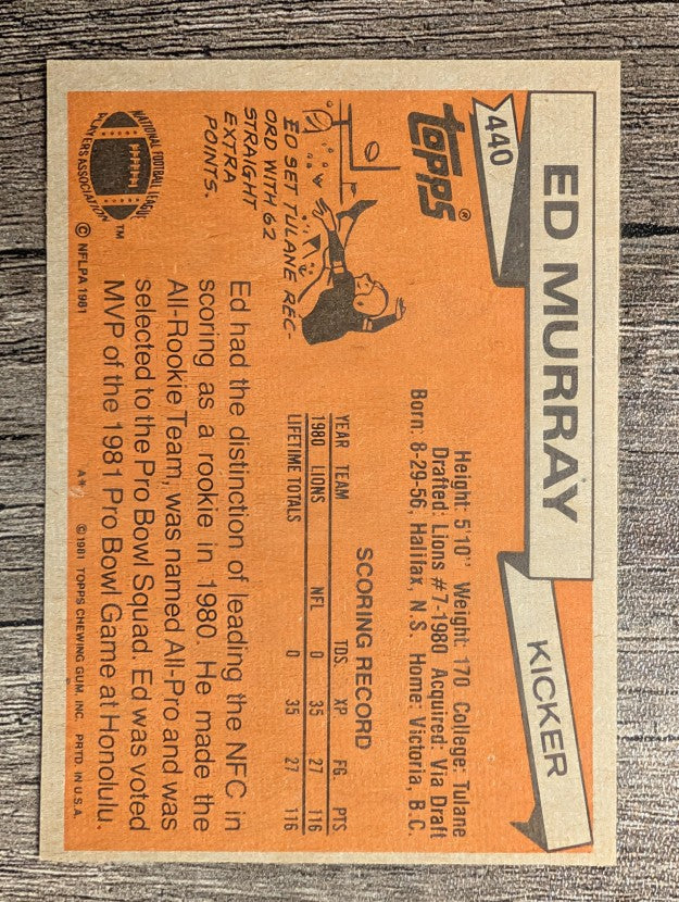 1981 Topps #440 Eddie Murray RC
