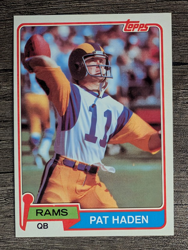 1981 Topps #445 Pat Haden