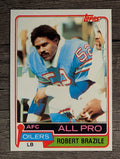 1981 Topps #450 Robert Brazile