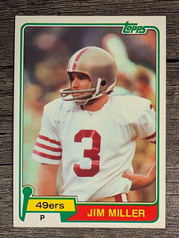 1981 Topps #453 Jim Miller P RC