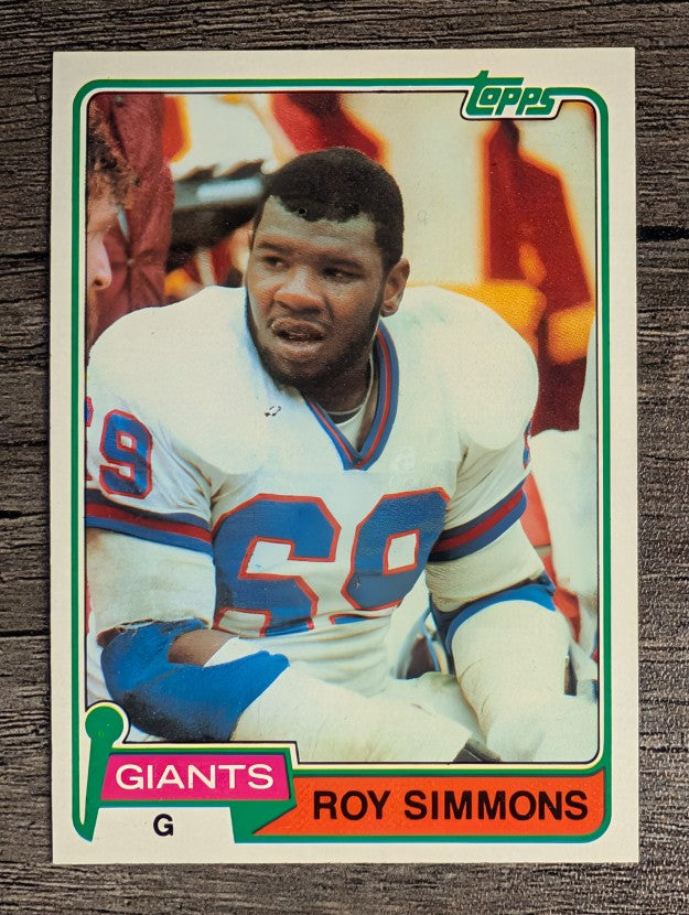 1981 Topps #454 Roy Simmons