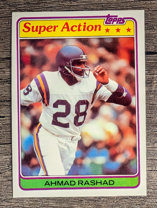 1981 Topps #457 Ahmad Rashad SA