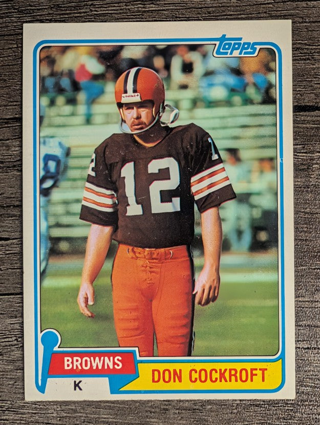 1981 Topps #458 Don Cockroft