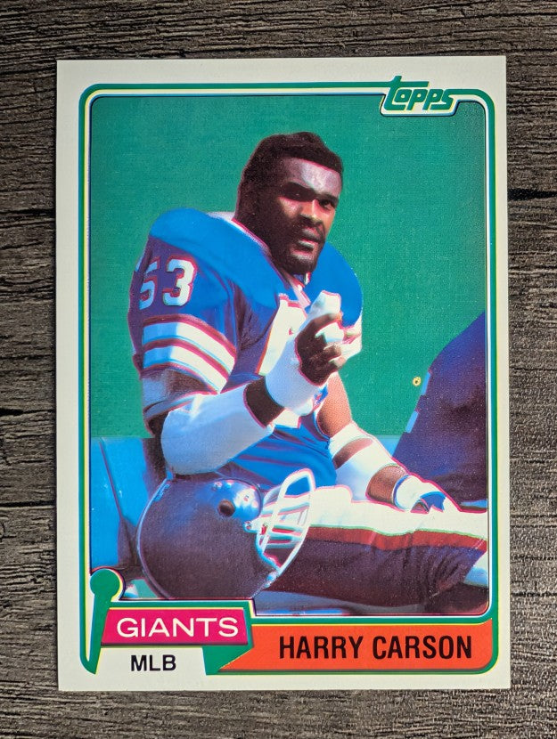 1981 Topps #475 Harry Carson